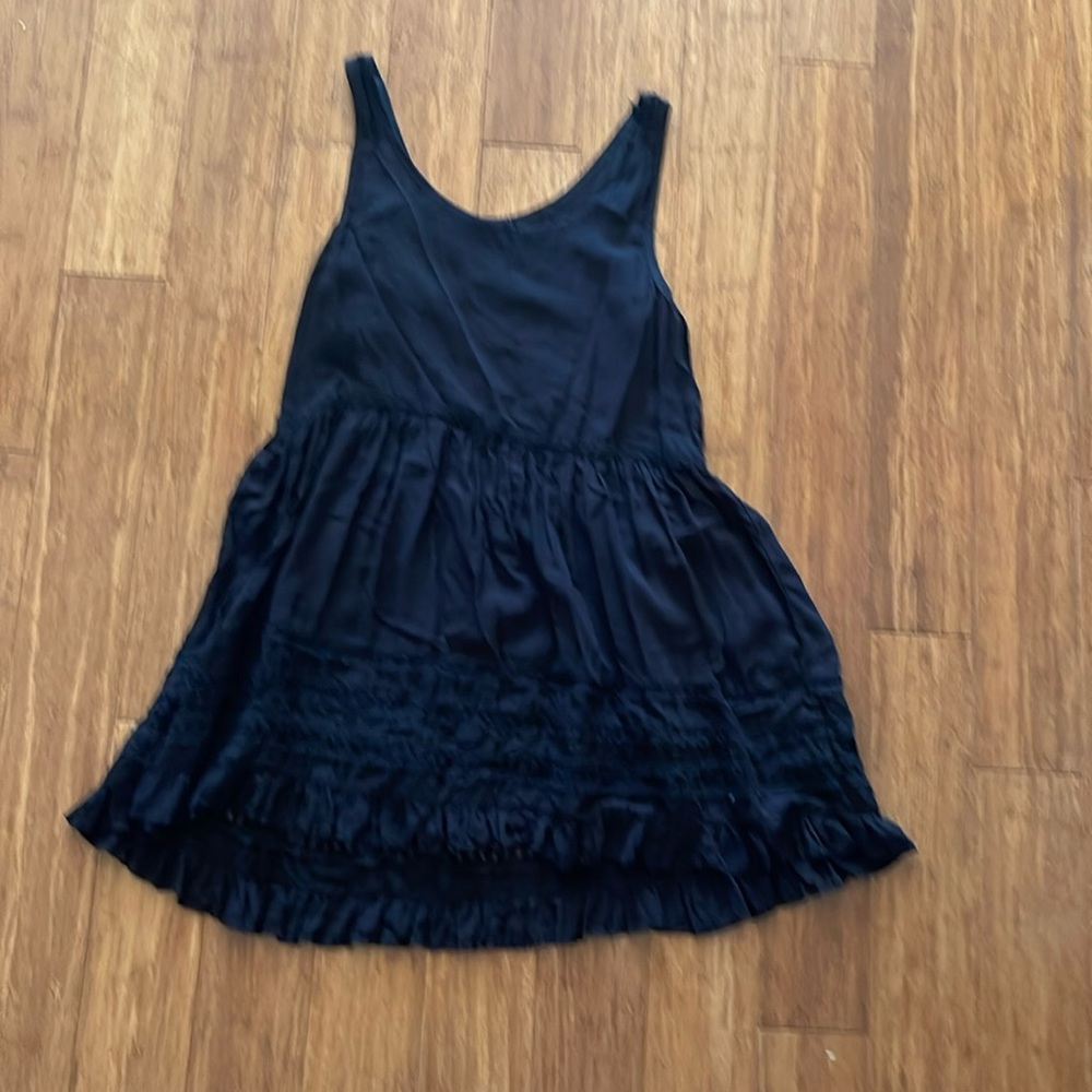 Cute flowy summer baby doll dress no size tag size small used condition rayon
